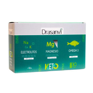 Drasanvi Pack keto electrolitos 60 cápsulas + magnesio 60 COMPRIMIDOS + Omega 3 30 PERLAS Drasanvi