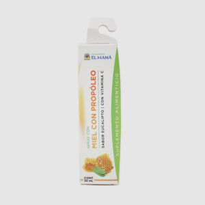 Spray bucal con miel con propoleo sabor eucalipto