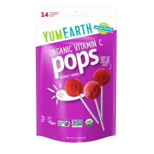 Organic Vitamin C Pops 87grs 1953 YUMEARTH - Imagen 1