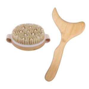 SET DE 2 DRENAJE LINFATICO Y CEPILLO 506373 RELAXUS - Imagen 1