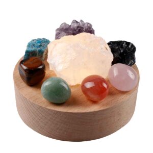 Lámpara de cristal de energía chakra