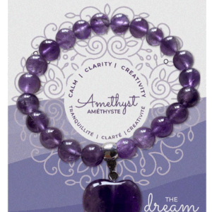 Pulsera de amatista corazon colgante  504554 RELAXUS - Imagen 1