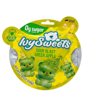 Gomitas Manzana Verde Acida Ivy Sweets 0 Azúcar