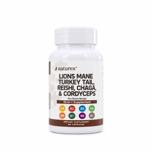 Complejo de Hongos y Vitaminas B 15-in-1 (60 Cápsulas)
