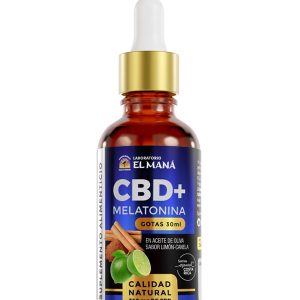CBD + Melatonina Sabor Limón/Canela 30ml (Gotas)