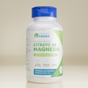 Citrato de Magnesio ( 100 Cápsulas)