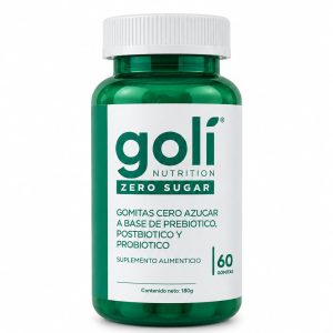 Gomitas de Prebióticos, probióticos y postbióticos cero azúcar Goli