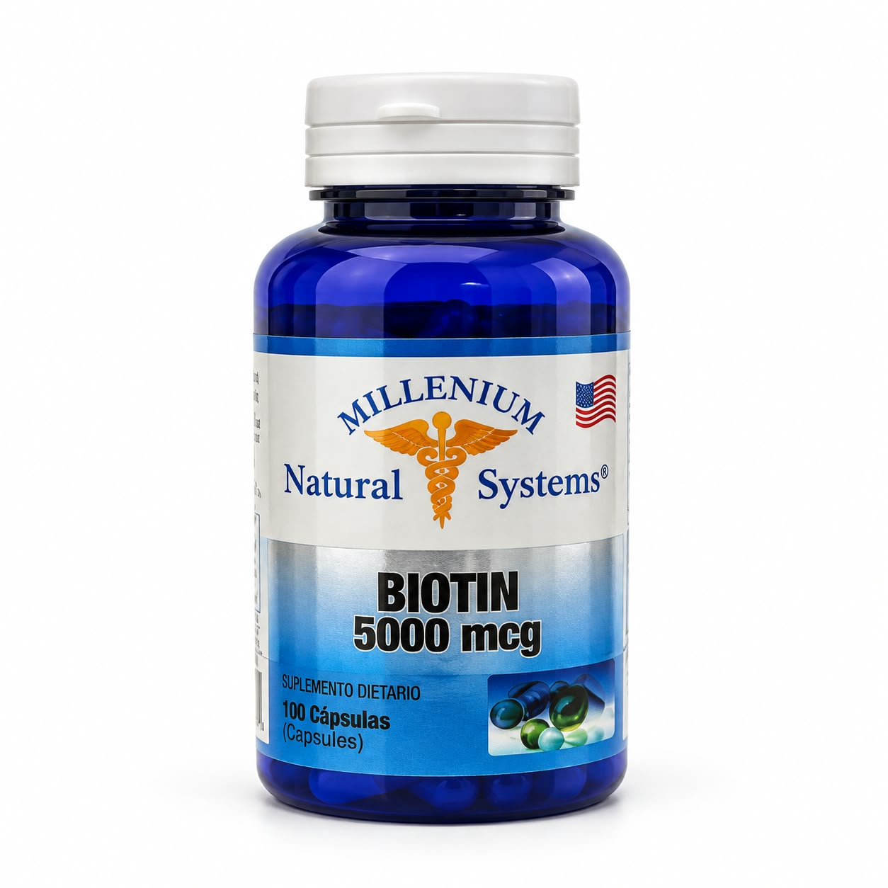 Biotina 5000 mcg 100 soft Millenium