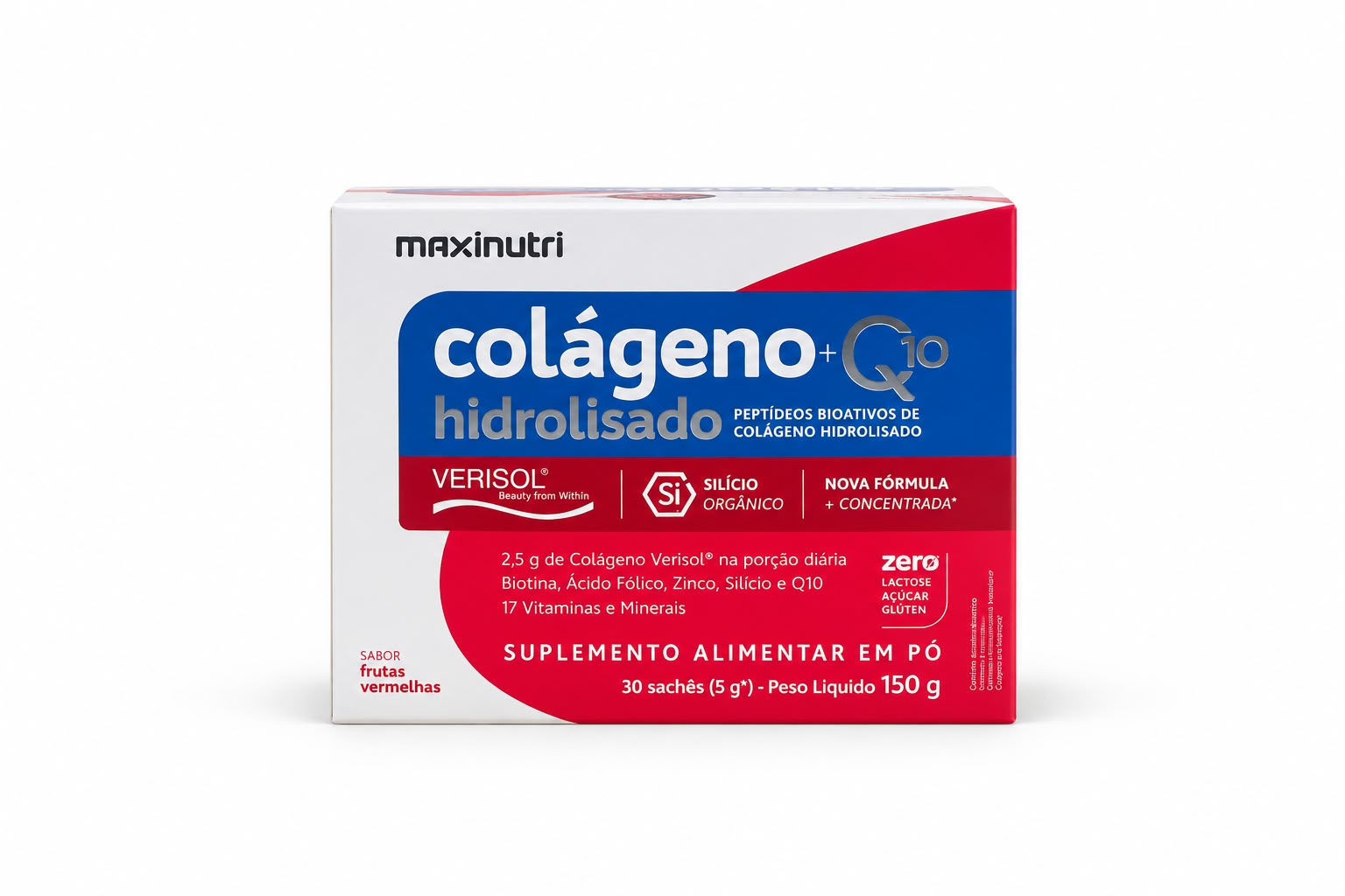 Colágeno Hidrolizado + Q 10 Frutos rojos 30 sobres